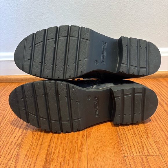 Pikolinos Vicar Black Leather Studded Ankle Boots Chelsea Biker Size 39 8.5 - 9 - Picture 9 of 12